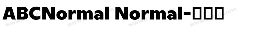 ABCNormal Normal字体转换